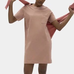 Everlane Salmon Pink T Shirt Mini Dress